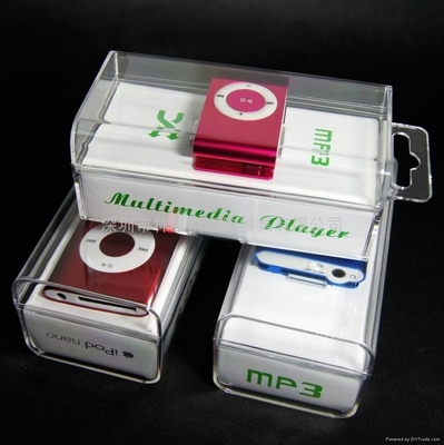 LJ-02 MP3水晶盒 來自廣東的塑料包裝精品，重塑自助貿易時代的包裝美學